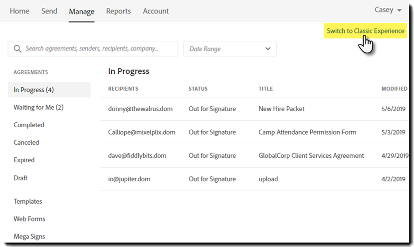 manage_page_switchtoclassicview Image