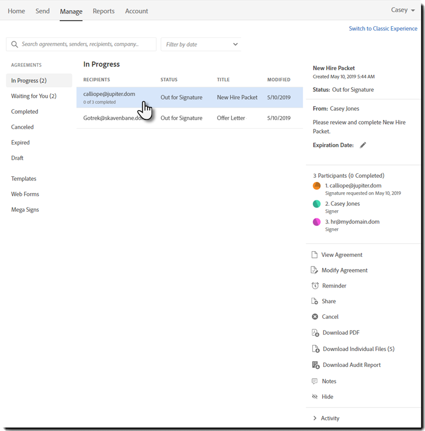 manage_page_-_selectrecord Image