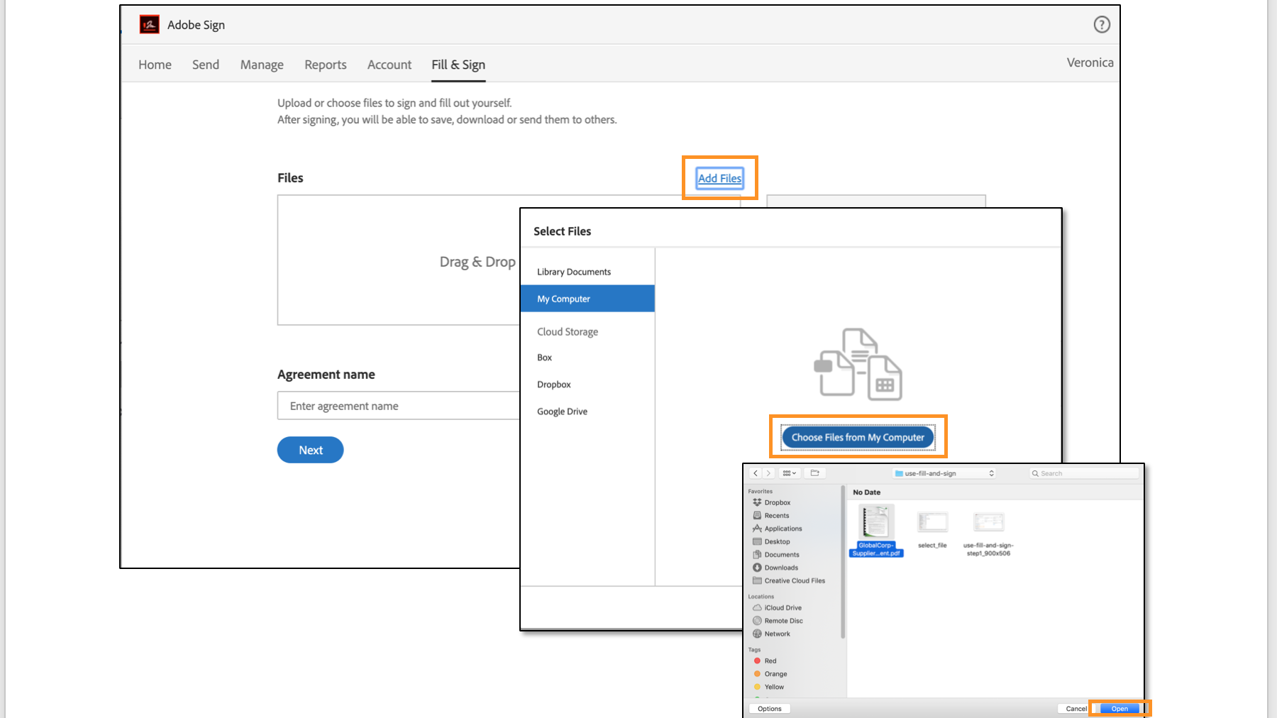 Adobe fill deals & sign