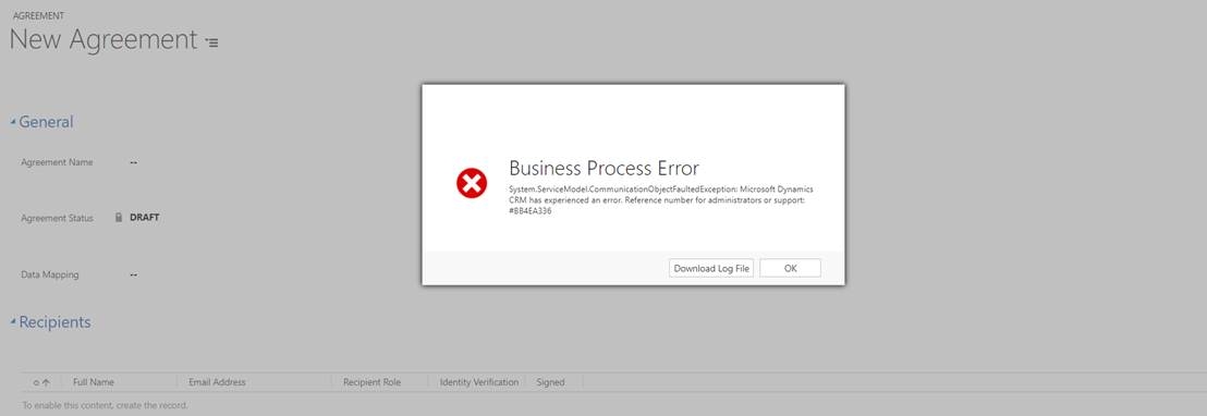 BusinessProcessError
