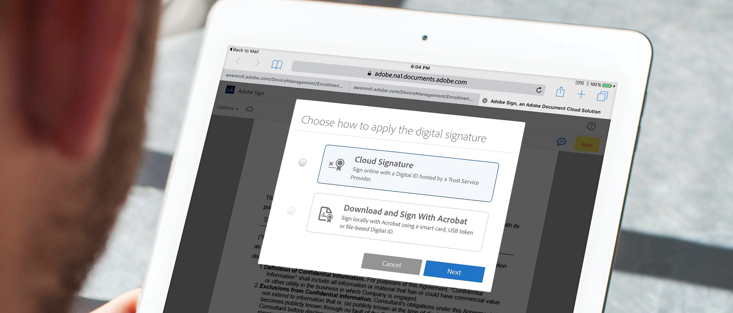 Get a digital ID (signing certificate)