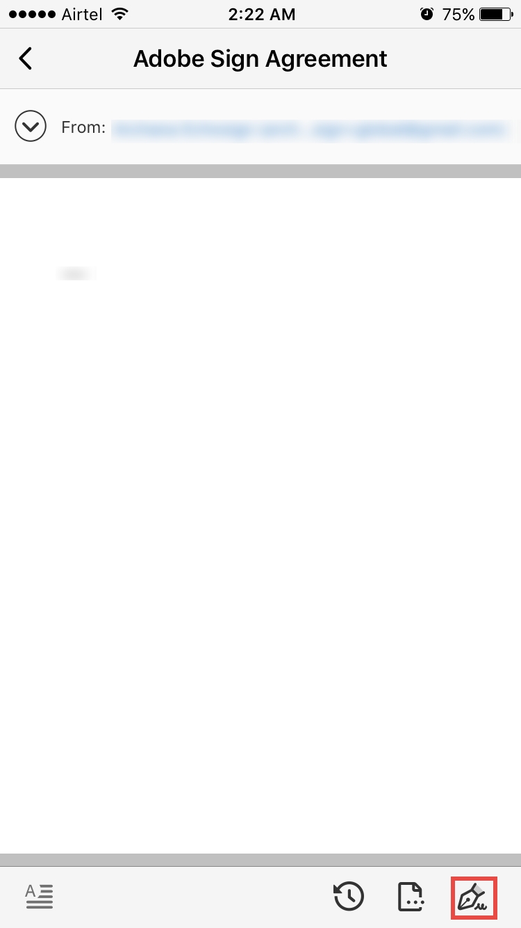 How to use Host signing in iOS Mobile App? Adobe Sign
