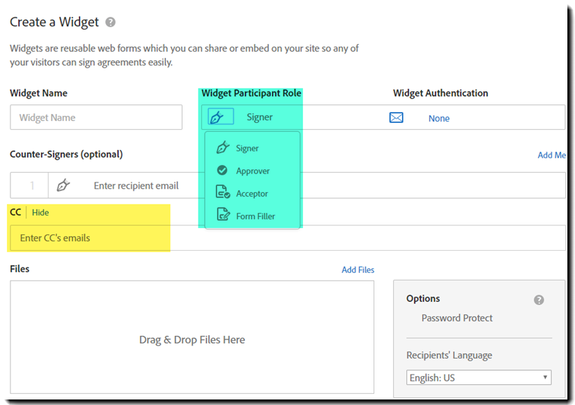 Adobe Acrobat Sign Release Notes 2017