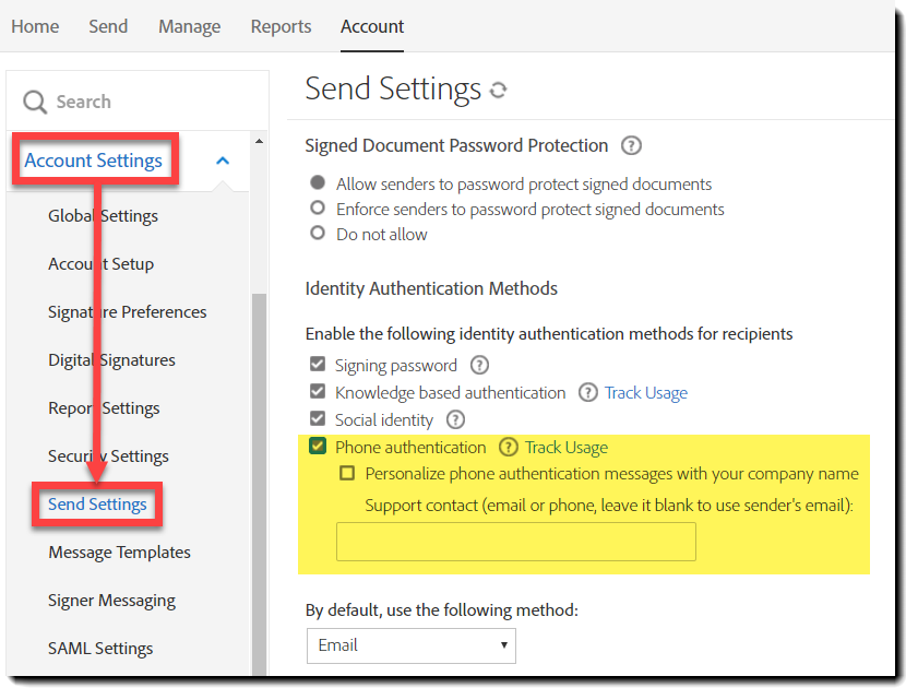 navigate_to_phoneauthentication Configure custom phone authentication