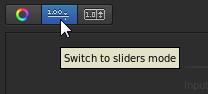 RGB slider mode button