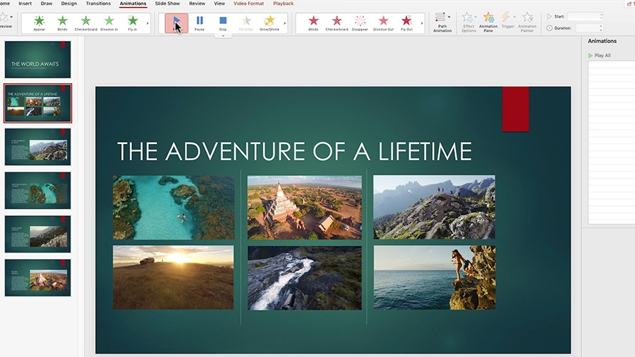 How to add Adobe Stock video to Powerpoint