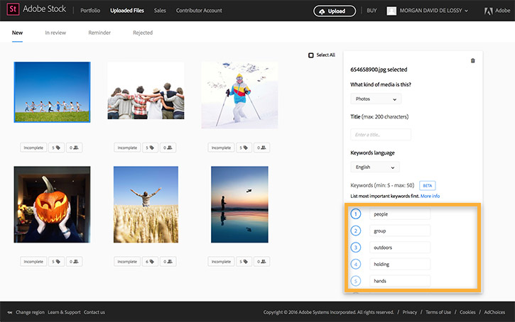 Use The Contributor Portal On Adobe Stock Adobe Learn Support Tutorials