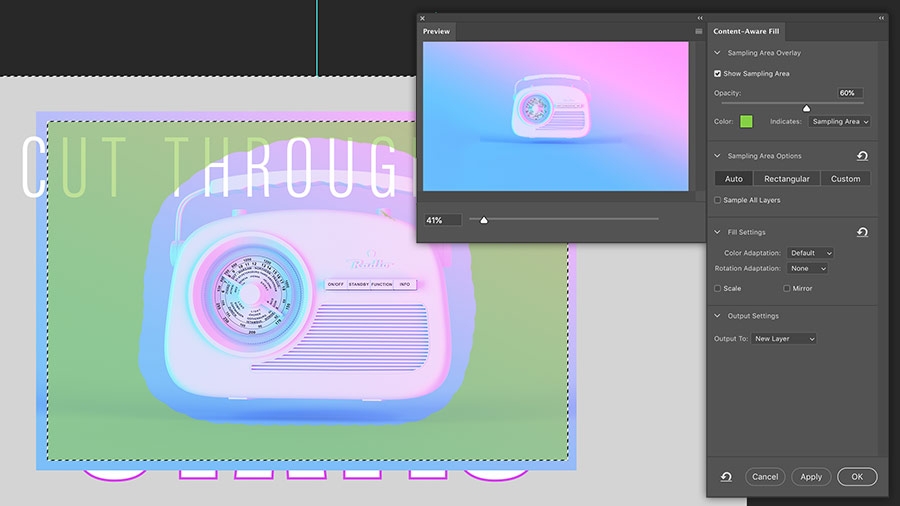 How to animate typography using clipping masks