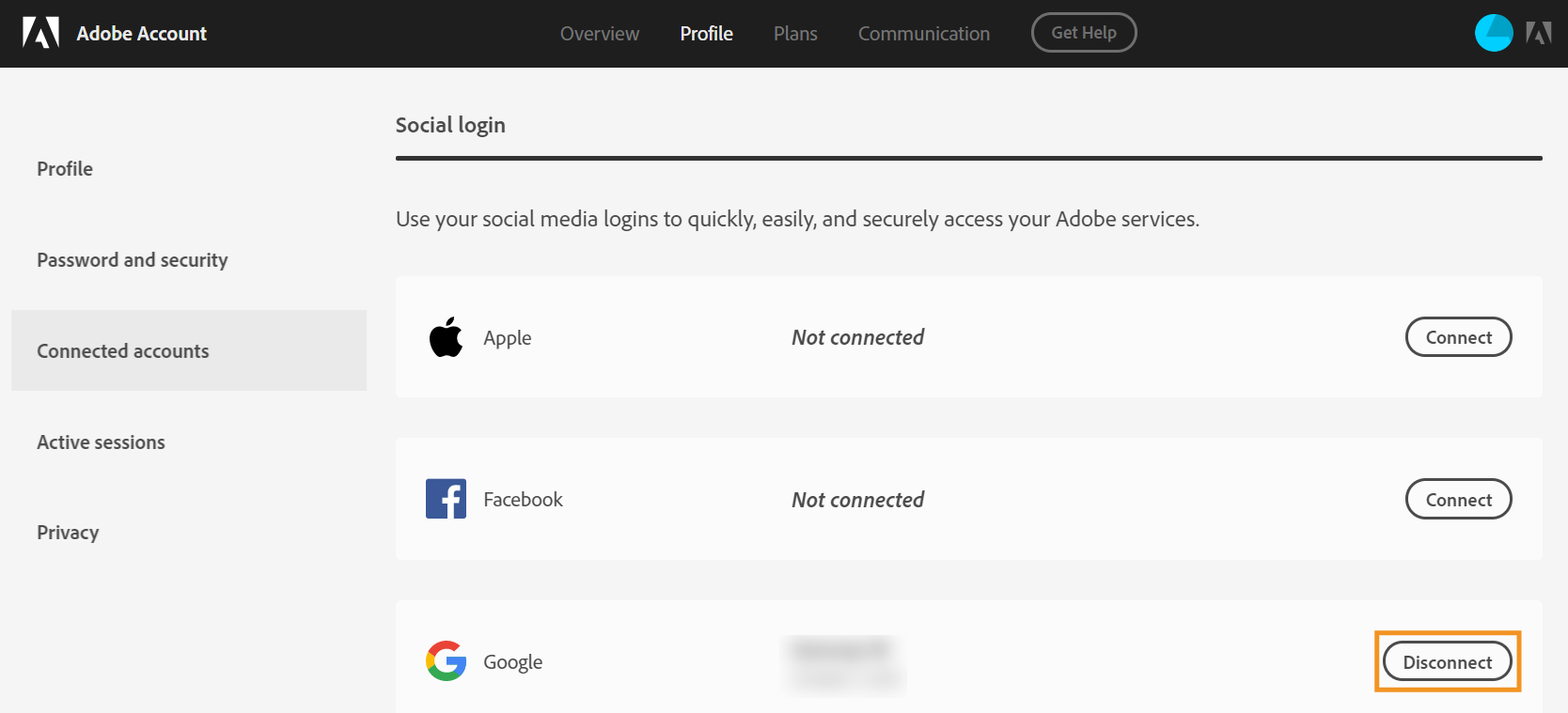 Sign In To Your Adobe Account With Your Facebook Google Or Apple Account