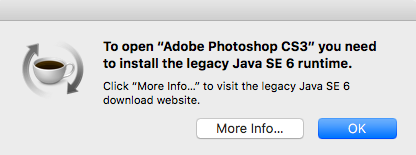 Legacy Java error