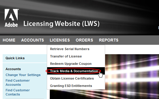 Adobe Licensing Website Serial Numbers Orders And Accounts