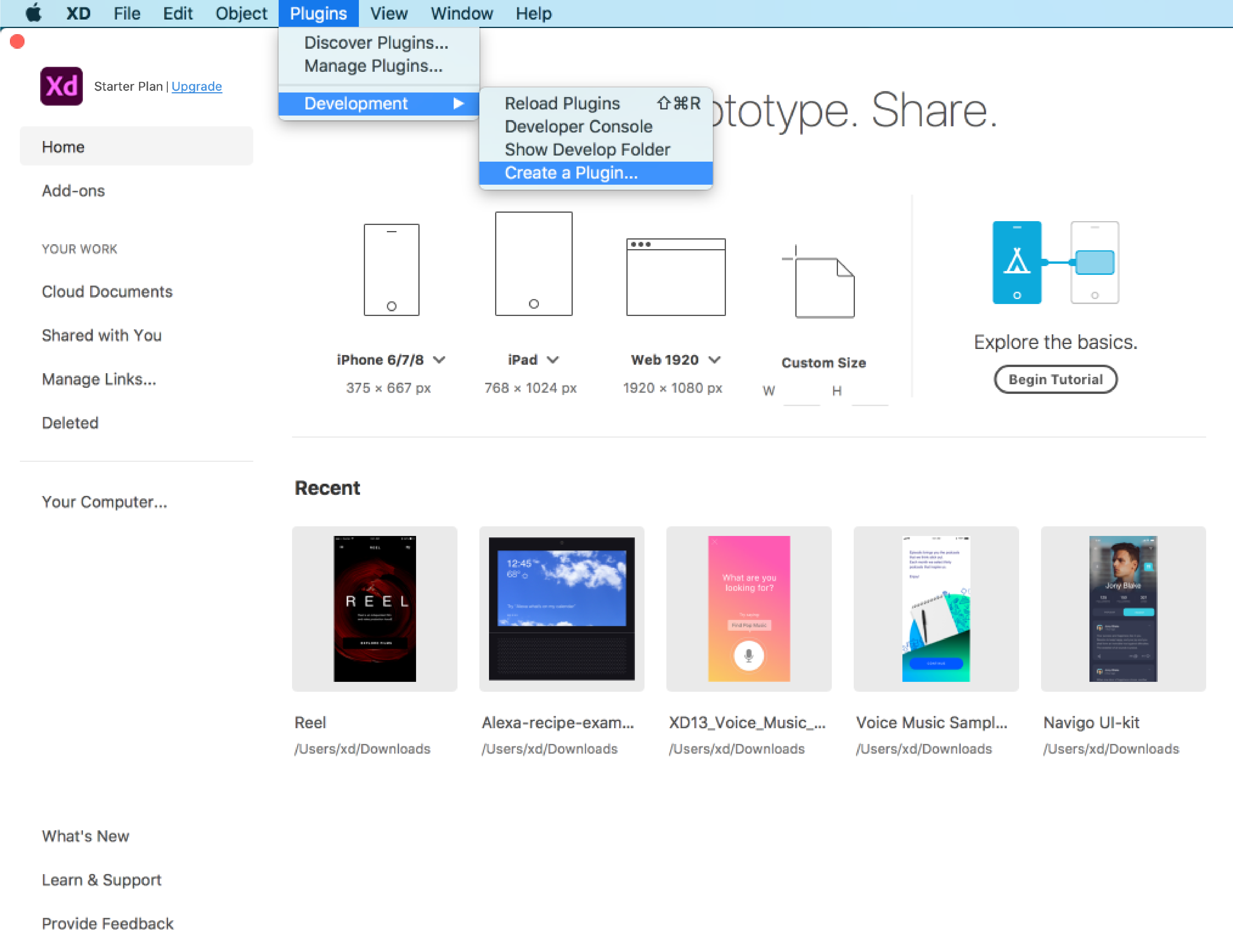 Create plugins Create plugins