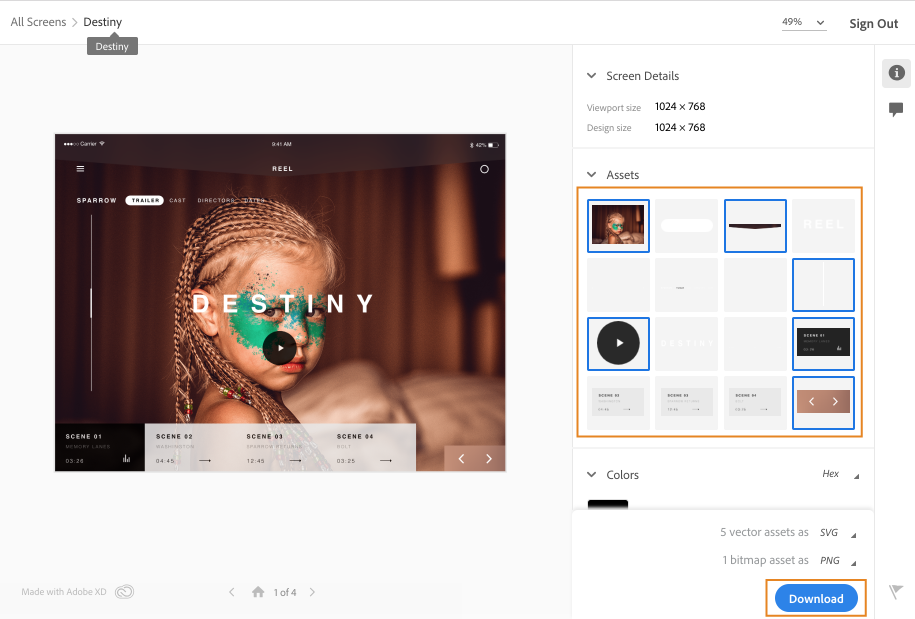 Download assets Download assets