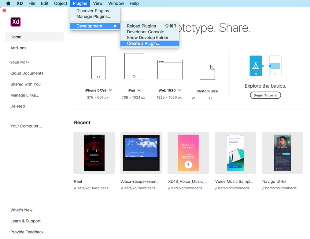 Create plugins Create plugins