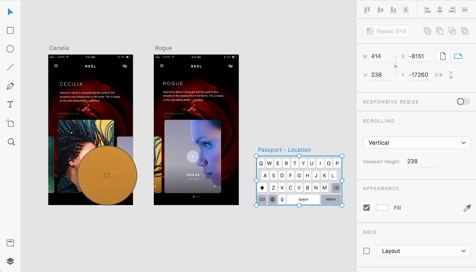 Eyedropper tool shortcut