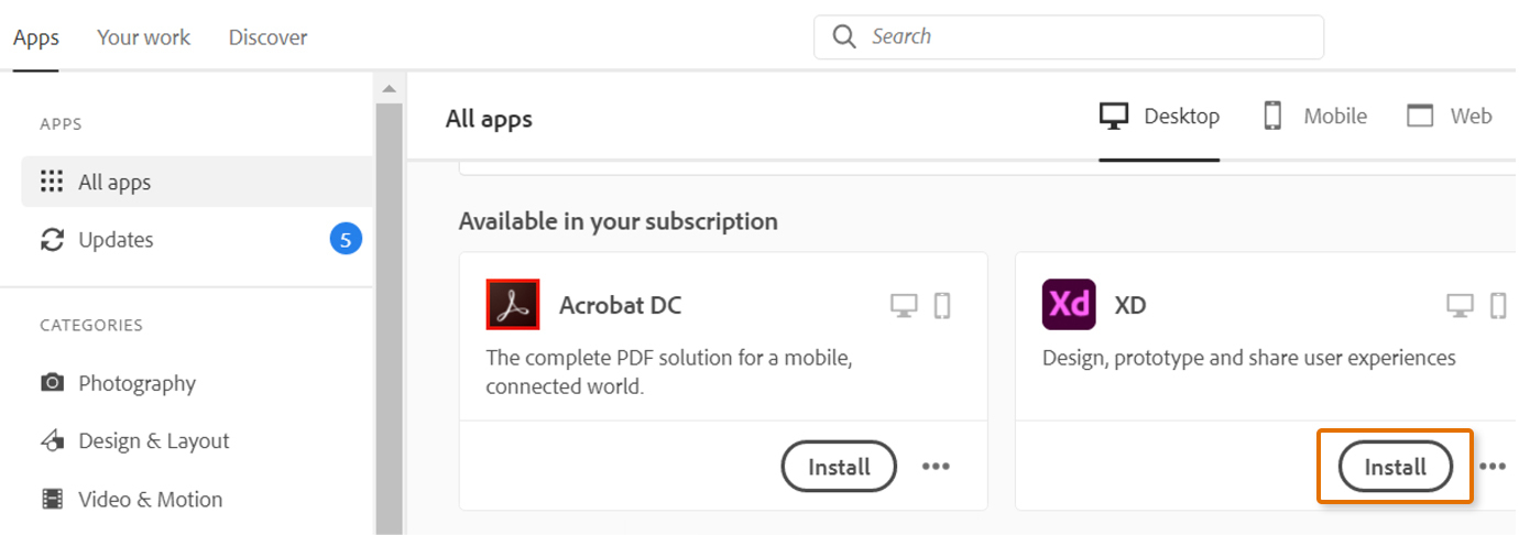 adobe xd download windows