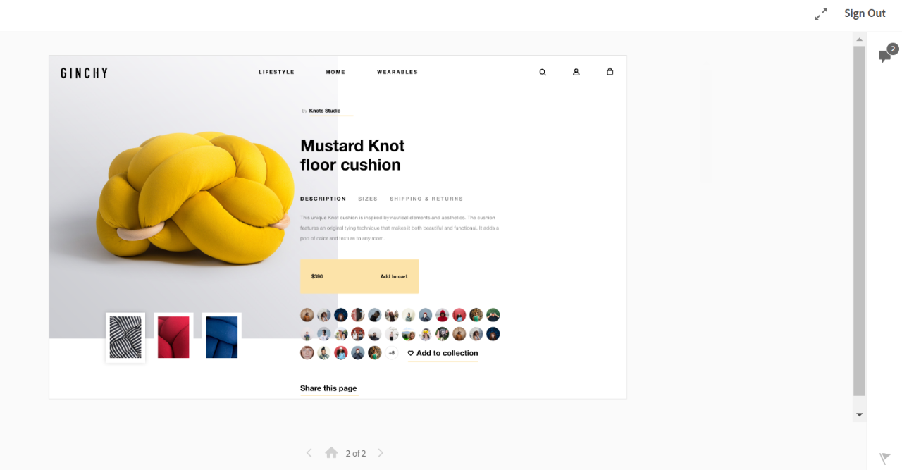 Review link with Scrolling set to Vertical Review link with Scrolling set to Vertical