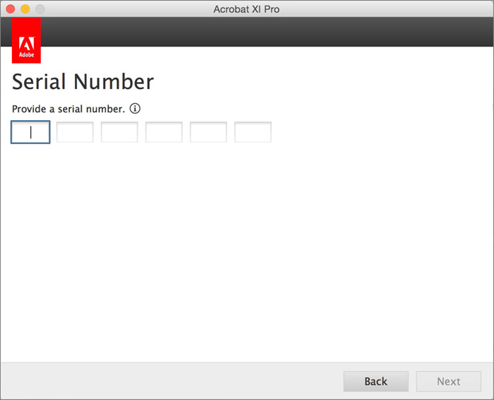 Acrobat XI se abre en modo de prueba o muestra la pantalla de n??mero de