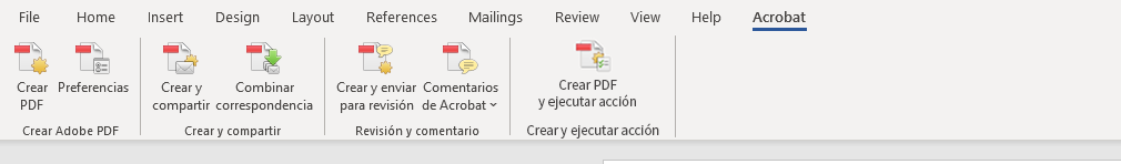Se ha eliminado la opción de Insertar medios