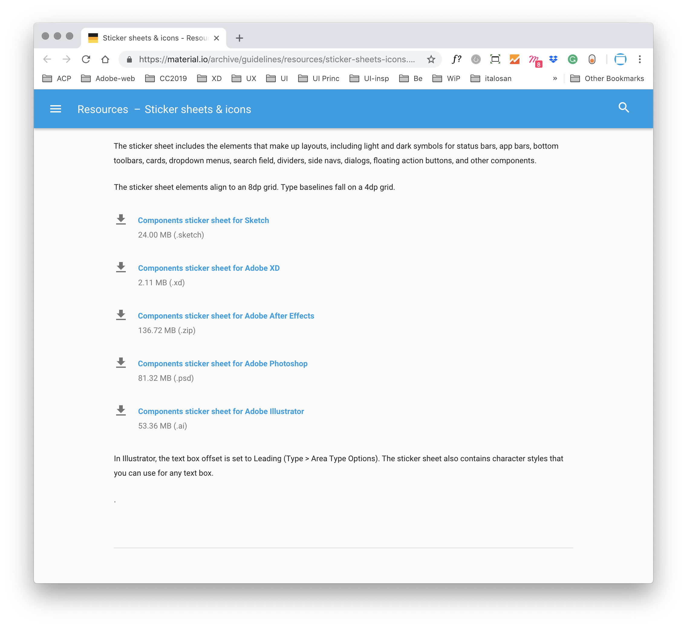 Cómo importar iconos y pantallas de materiales de Google en Adobe XD