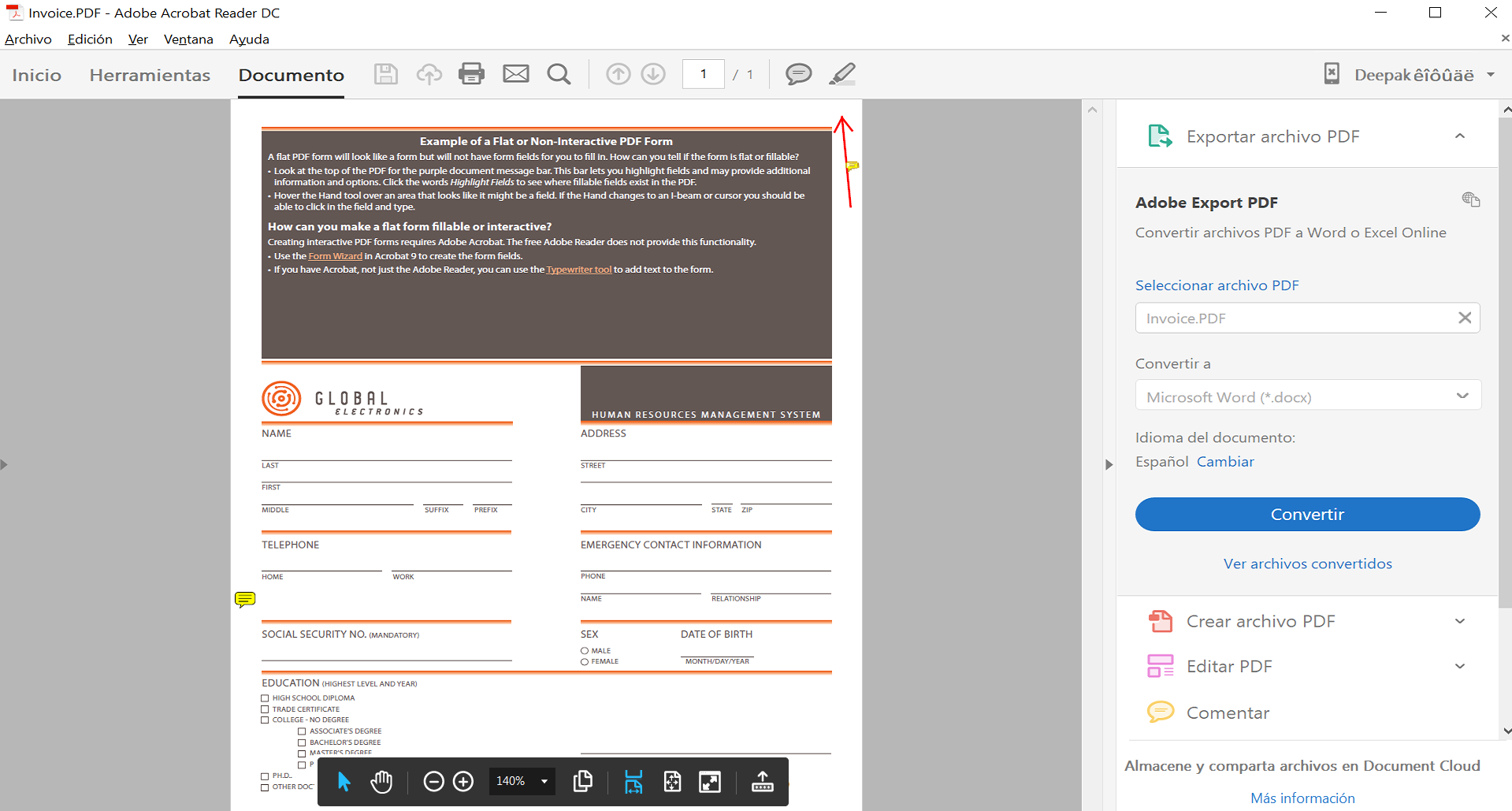 Uso De Adobe Acrobat Export PDF Uso de adobe acrobat export pdf