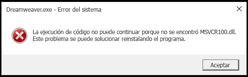 Instalar Visual C++ 2010 Redistributable