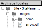 Archivos locales en Windows