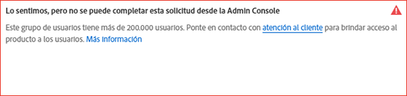 Asignación de grupos de más de 200.000 usuarios a un perfil