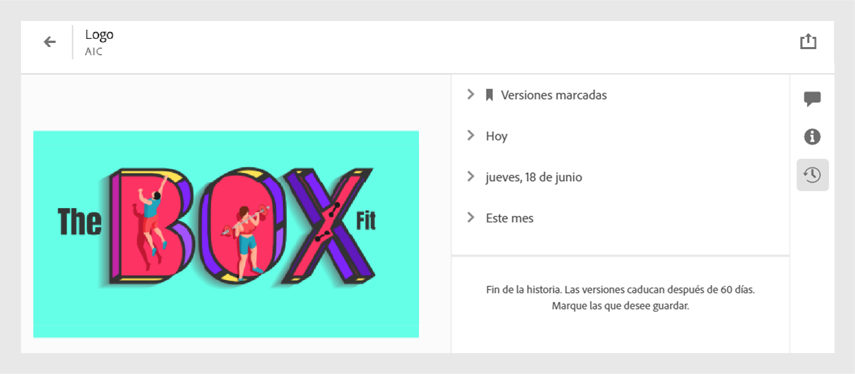 Como Ver El Historial En Illustrator Trabajar con documentos en la nube de Illustrator