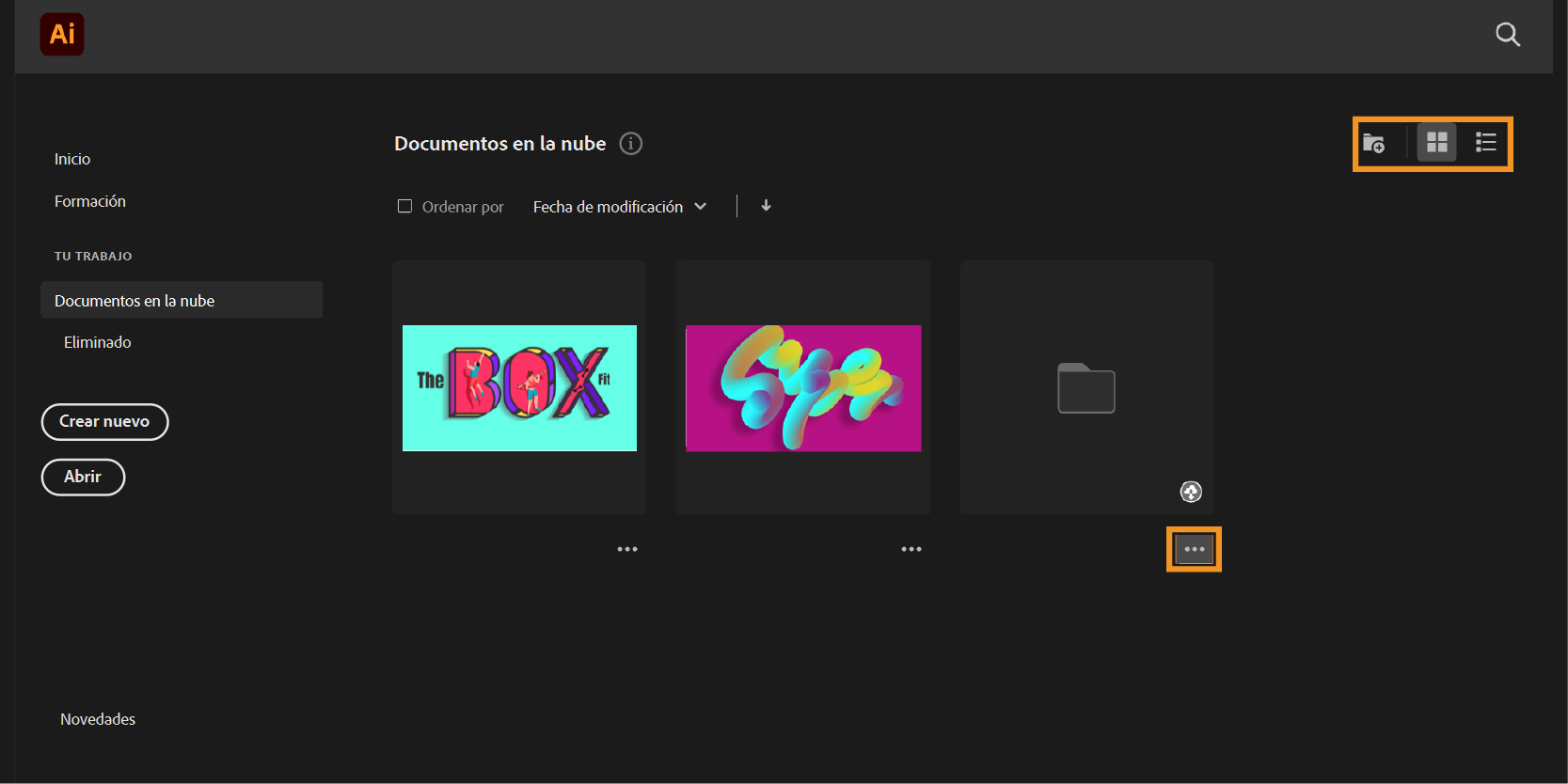 Como Ver El Historial En Illustrator Trabajar con documentos en la nube de Illustrator