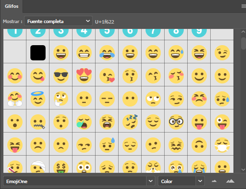 EmojiOne-glyphs-panel EmojiOne-glyphs-panel