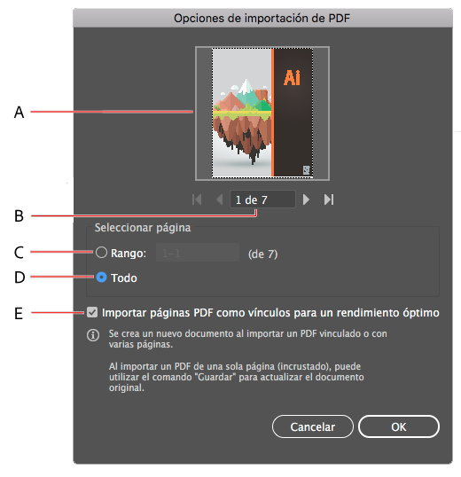Cómo importar archivos Adobe PDF en Illustrator