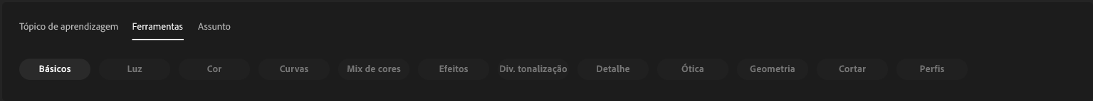 get_started Vea las distintas categorías entre las que puede elegir un tutorial de introducción