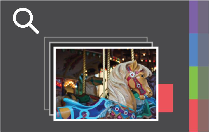 Filtrar carpetas y colecciones con etiquetas de color