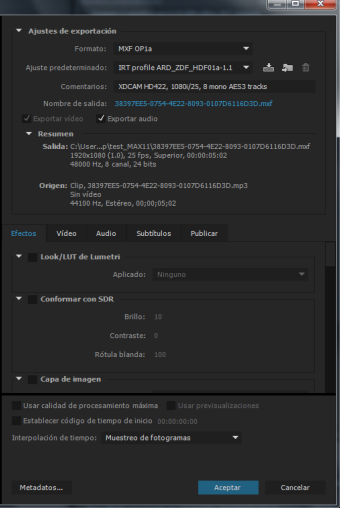 Aplicar corrección de volumen Aplicar corrección de volumen