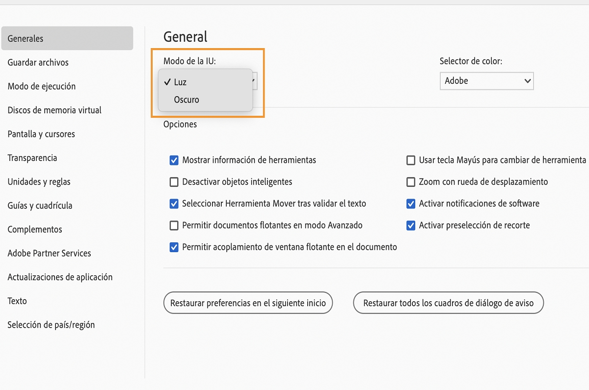 Preferencias preferencias