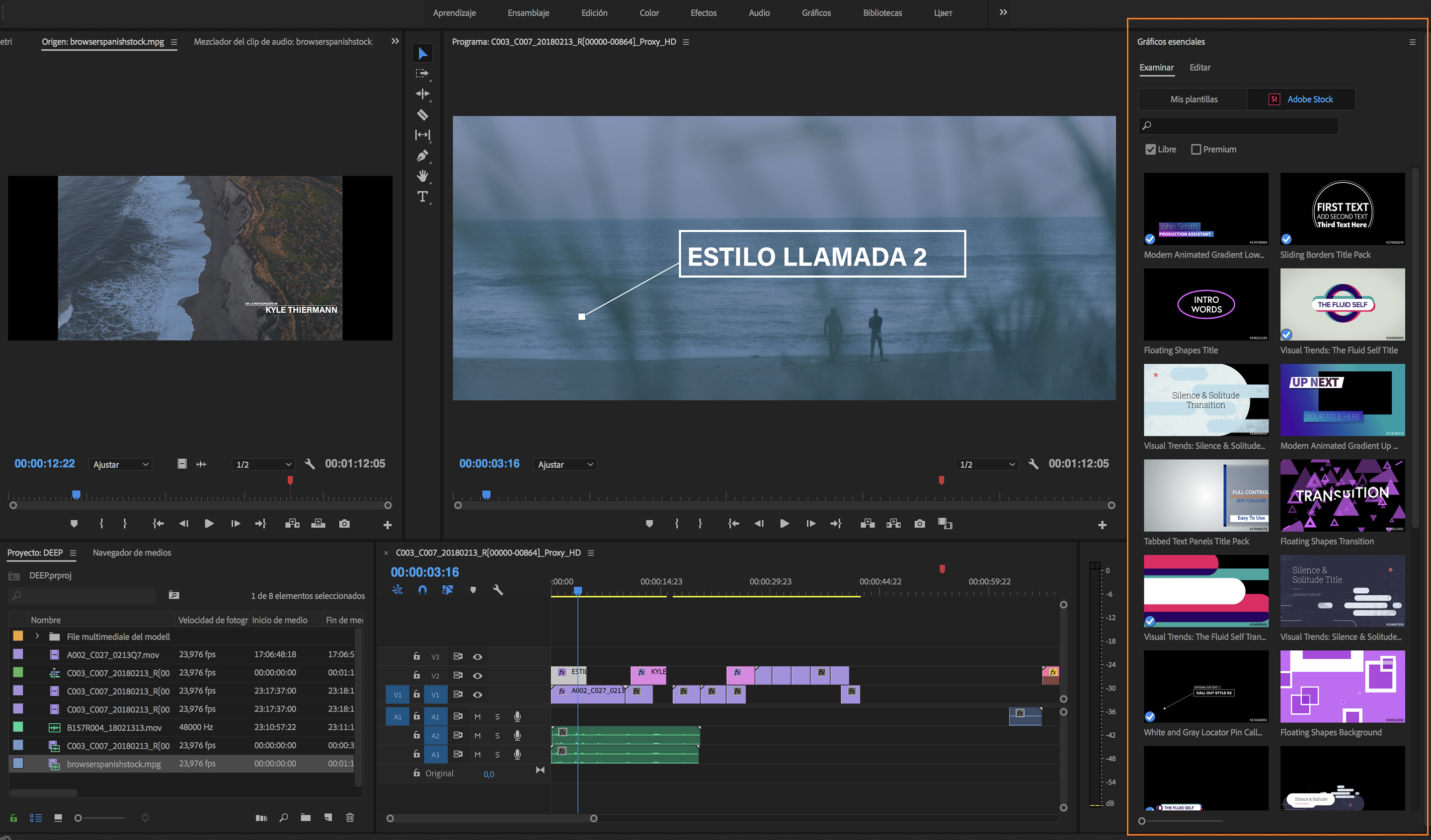 Busque fácilmente plantillas de gráficos animados