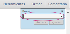 Hacer clic con el botón derecho del ratón en el documento y elija Buscar