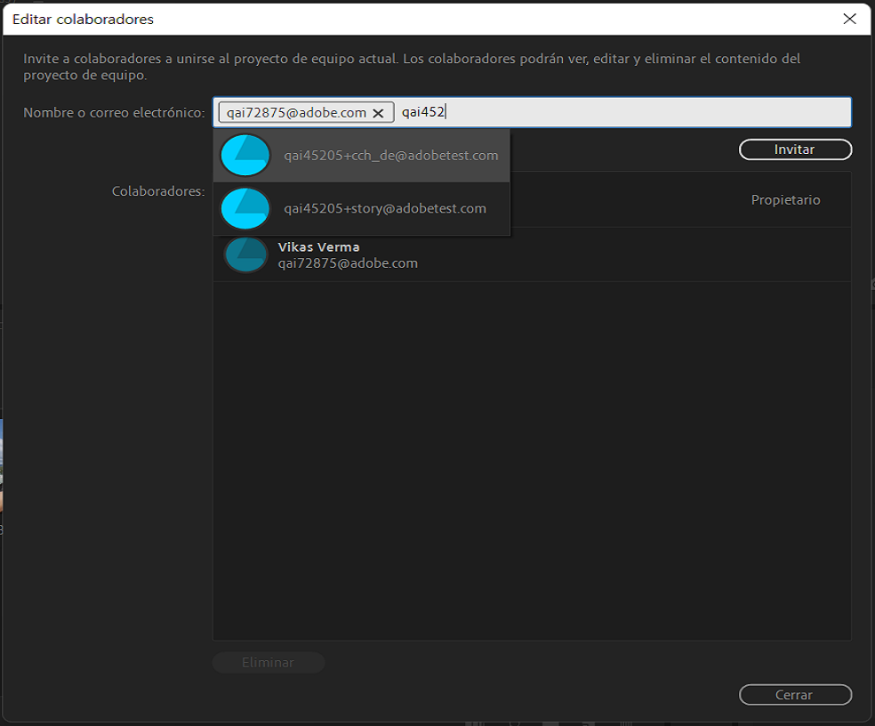 Editar lista de sugerencias de colaboradores