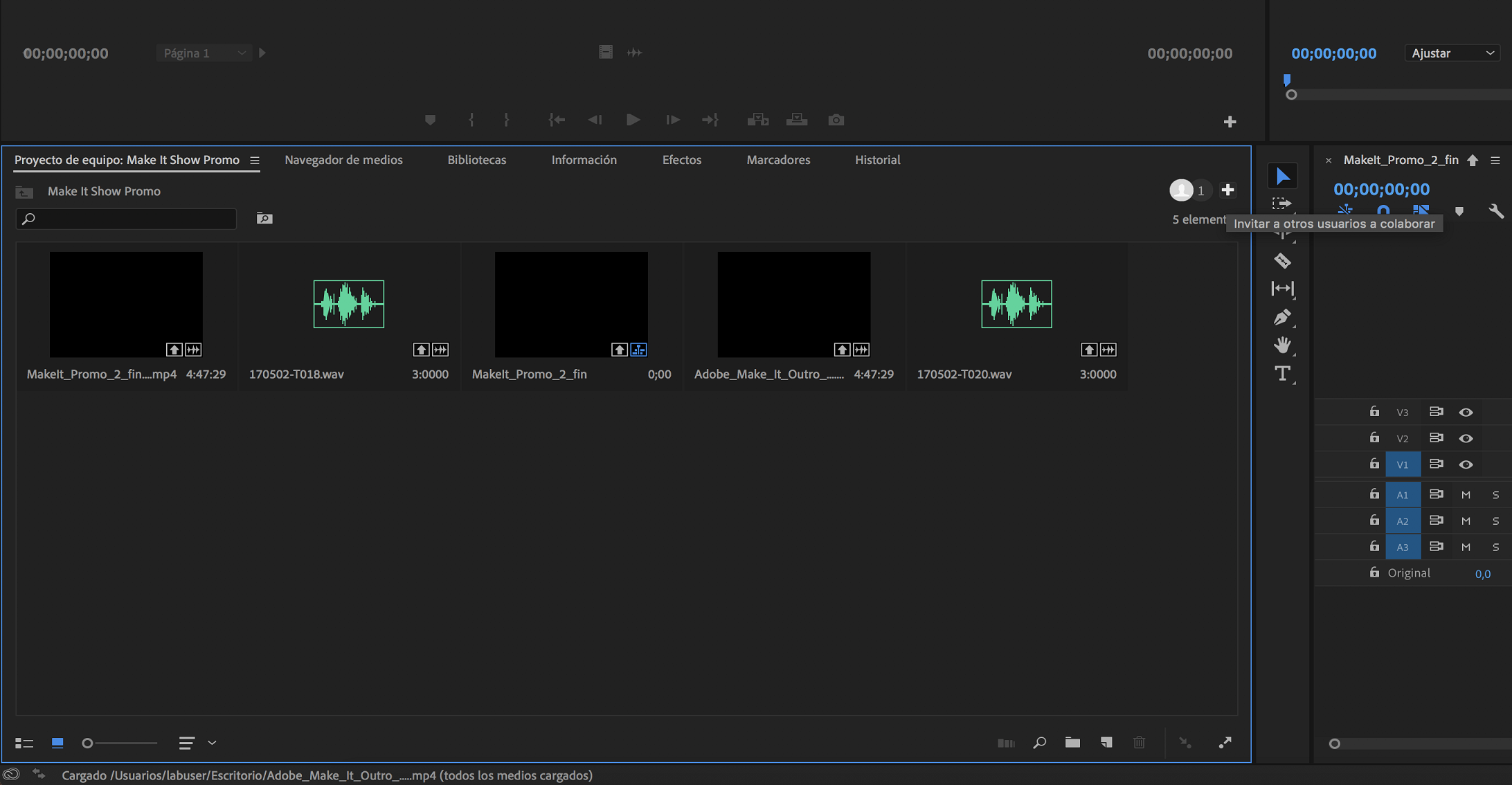 Invitaciones de grupo para colaboradores