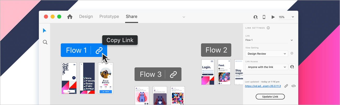 Identificar flujos publicados
