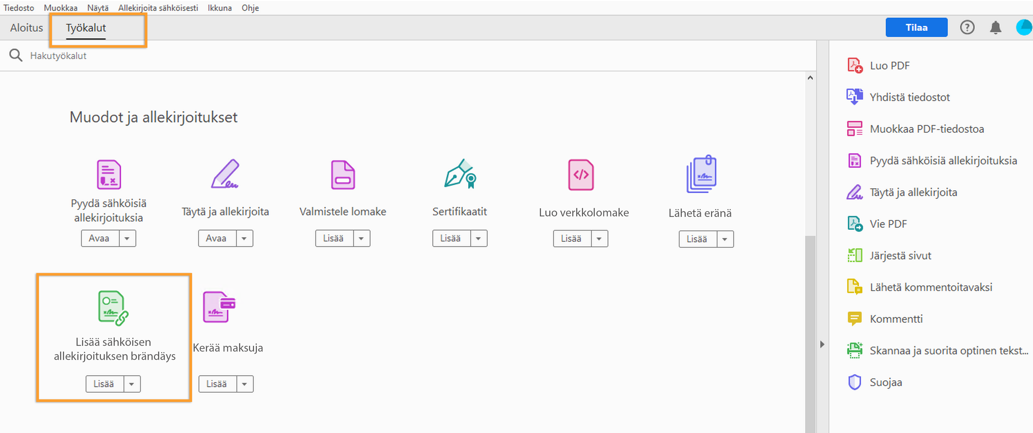 Sähköisen allekirjoituksen brändäyksen lisääminen