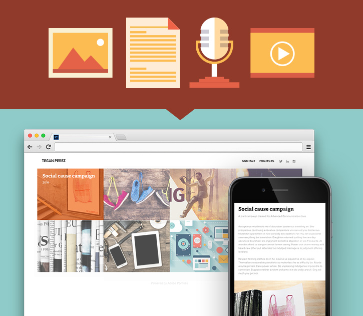 How To Create An Online Portfolio Adobe Creative Cloud Opastusohjelmat