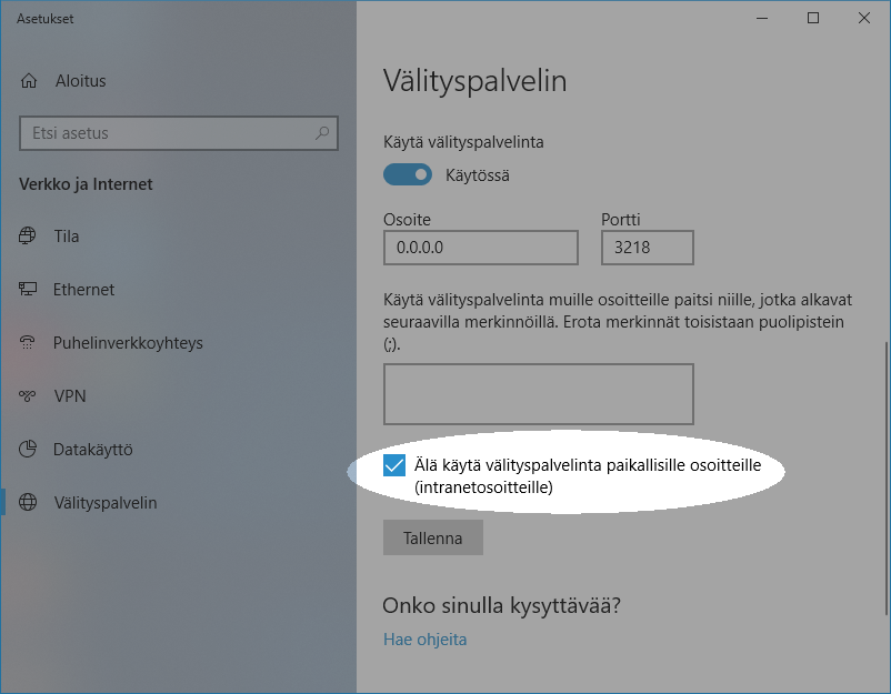 Win 10:n määrittäminen toimimaan kirjastojen kanssa - Vaihe 2