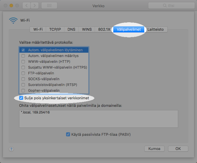 Macin määrittäminen toimimaan kirjastojen kanssa - Vaihe 5