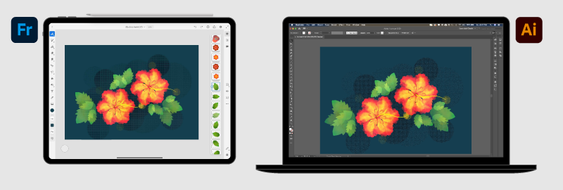 Lähetä Adobe Illustrator ‑tietokonesovellukseen
