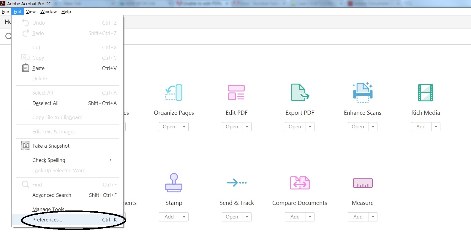Impossible de modifier des fichiers PDF dans Acrobat