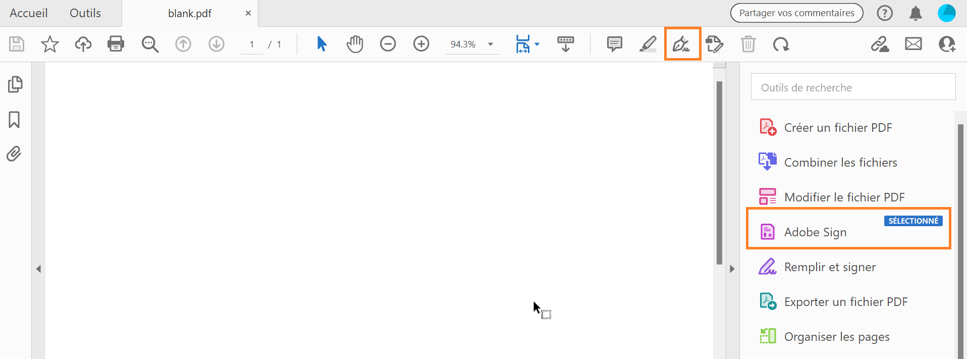 Outil de signature générale