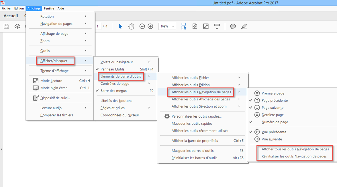 Comment Garder La Pile Des Page Précédente Xamarin Navigation dans les pages PDF, Adobe Acrobat