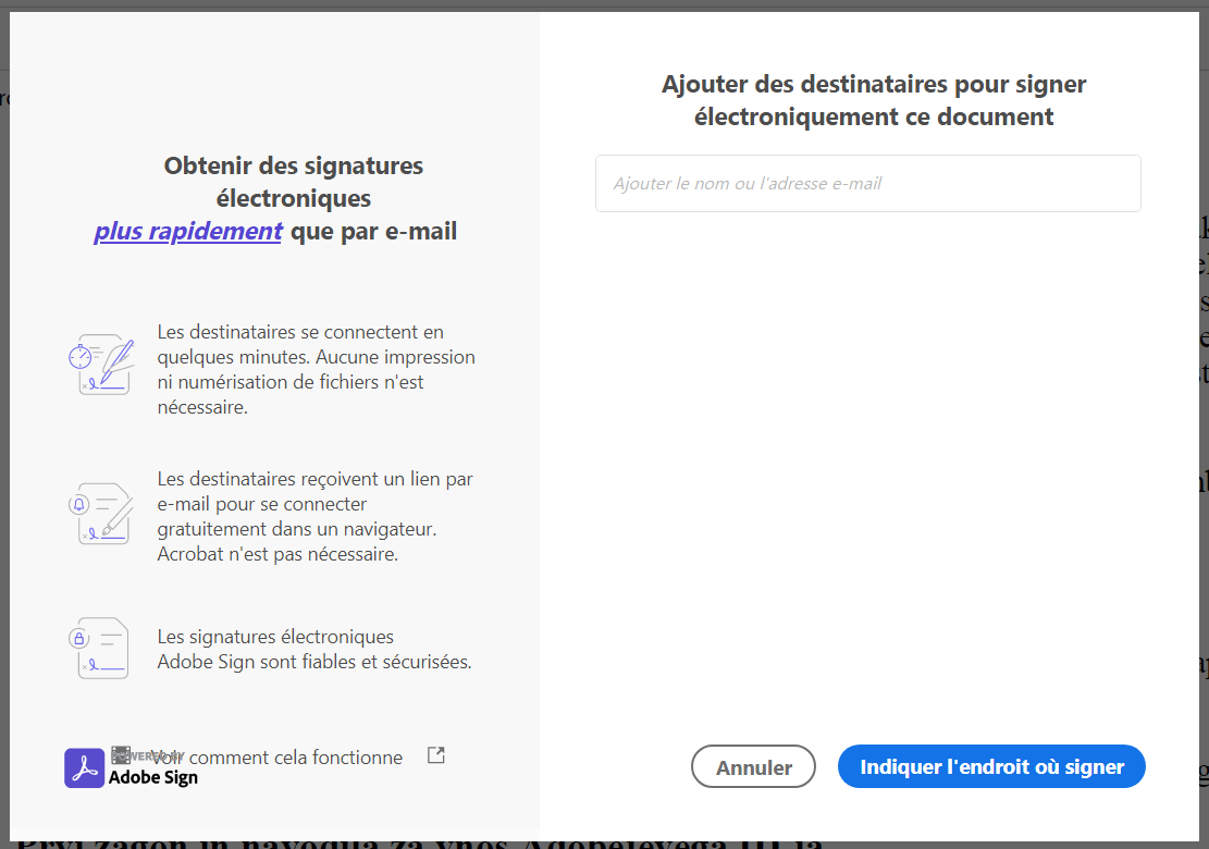 Ajouter des destinataires